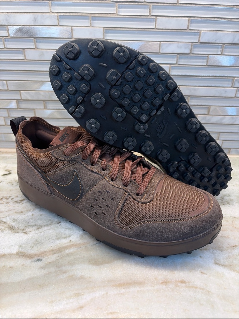 Nike C1TY Baroque Brown Black Velvet Brown Hemp FZ3863-201 Men's Size 10.5, 12W